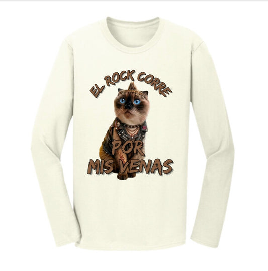 Playera Unisex Manga Larga Algodón