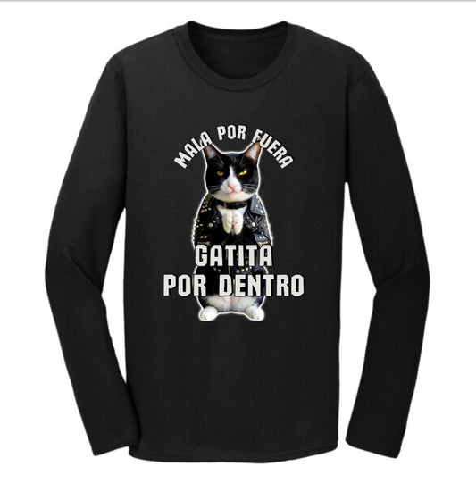 Playera Unisex Manga Larga Algodón