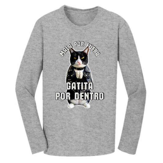 Playera Unisex Manga Larga Algodón