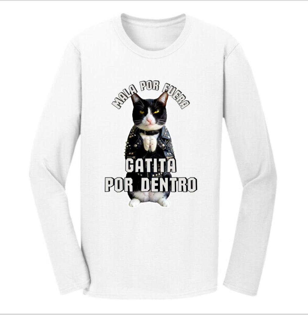 Playera Unisex Manga Larga Algodón
