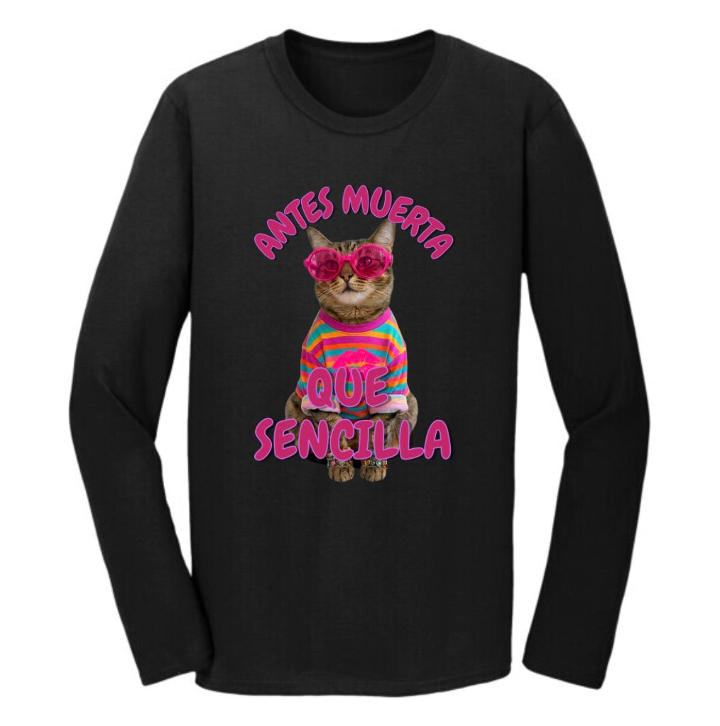 Playera Unisex Manga Larga Algodón
