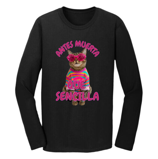 Playera Unisex Manga Larga Algodón