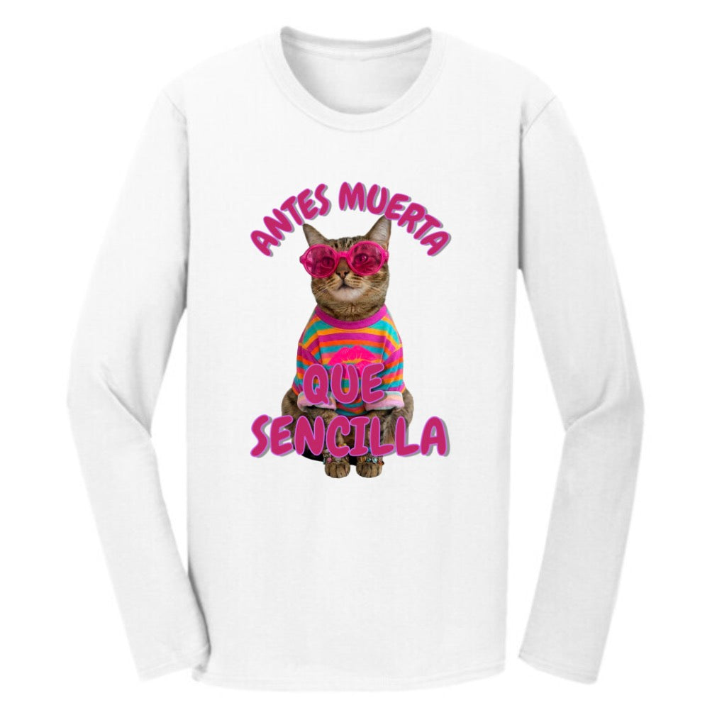 Playera Unisex Manga Larga Algodón