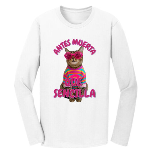 Playera Unisex Manga Larga Algodón
